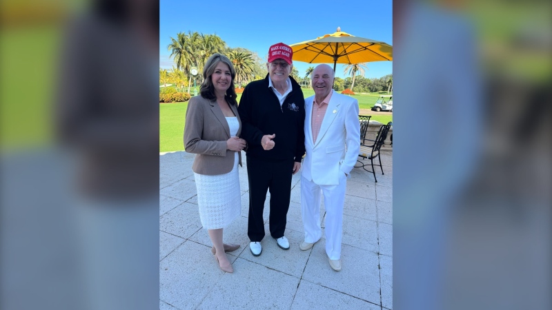 Alberta premier Danielle Smith meets with Trump at impromptu Mar-a-Lago visit