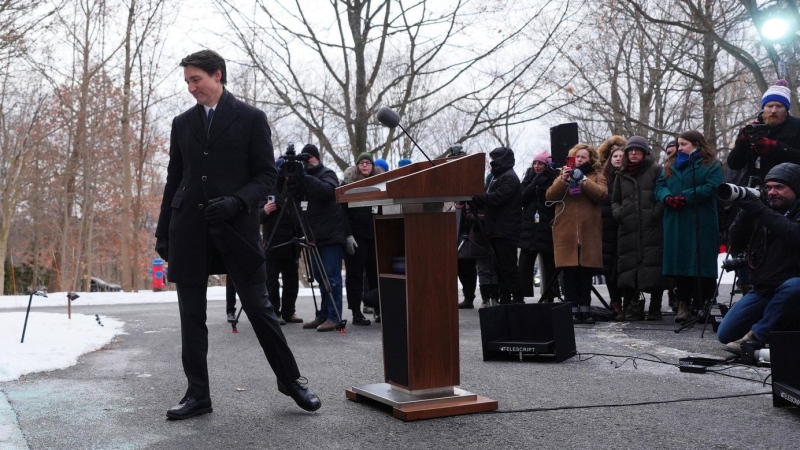 Justin Trudeau’s own walk in the snow launched a historic week in federal politics